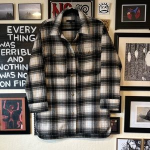 Banana republic plaid shacket